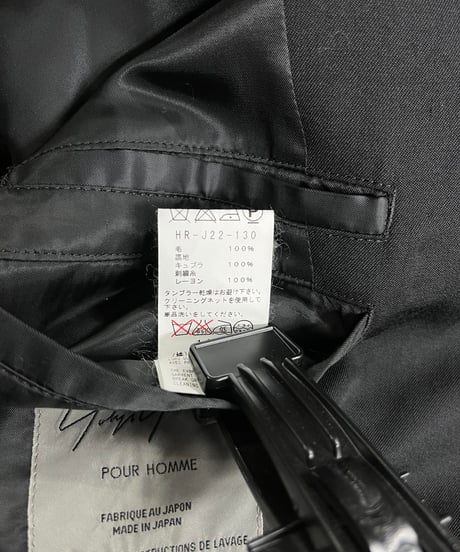 2016AW yohji yamamoto pour homme リエ刺繡ジャケット（HR-J22-130）