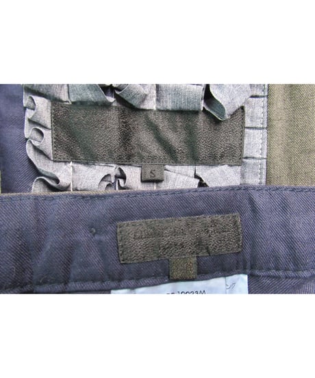 AD1998 COMME des GARCONS HOMME PLUS 製品染め フリルジャケットセットアップ PJ-10035S