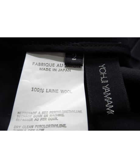 yohji yamamoto +noir グレー スナップボタンデザイン シンプルワンピース（NX-D09-101）