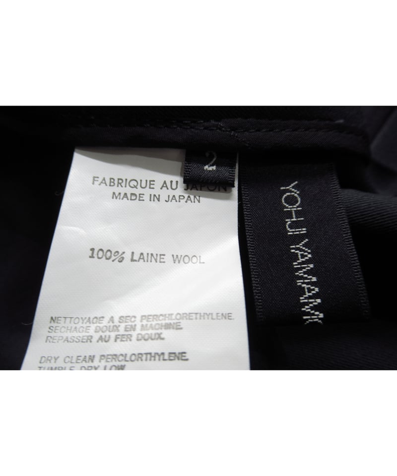 yohji yamamoto +noir グレー スナップボタンデザイン シンプル