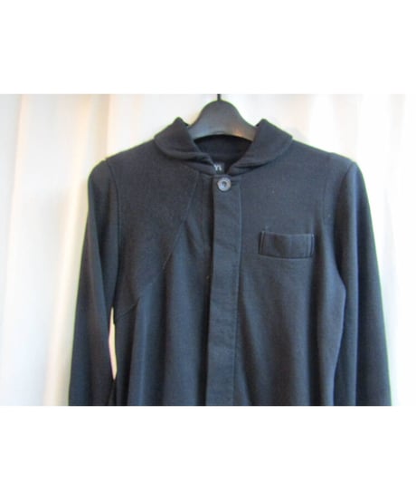 Y's yohji yamamoto 素材切り替えカットソーカーディガン YY-T18-948