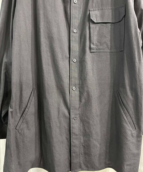 2019SS yohji yamamoto pour homme 襟脱着 ブラウス（HH-B68-047）
