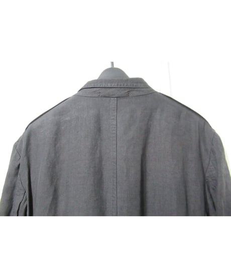 04ss yohji yamamoto pour homme 麻 ステッチデザインジャケット（HZ-J32-300）