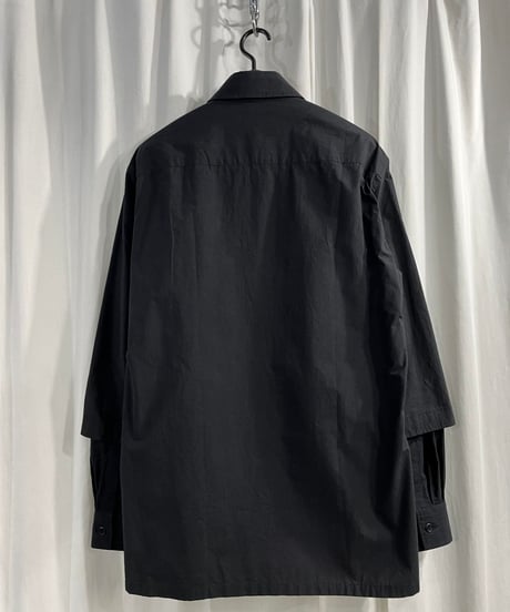 2016AW yohji yamamoto pour homme レイヤードスリーブブラウス（HR-B14-006）