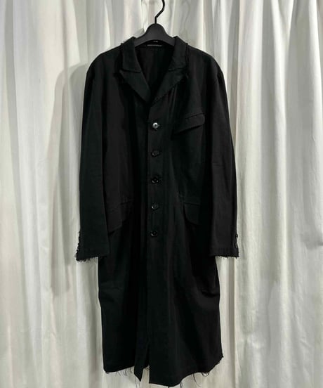 GroundY 切りっぱなしロングコート Ground Y AW 24-25 | Yohji