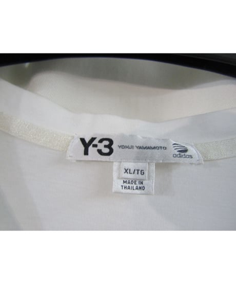 Y-3 yohji yamamoto Vネックバックプリントカットソー 3C-3