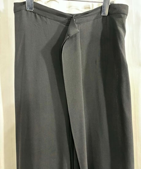 yohji yamamoto ＋NOIR シルク ロングスカート（NM-S02-404）