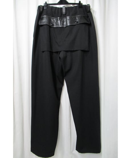 96aw yohji yamamoto pour homme vintage バックポケットデザイン テーパードパンツ（HG-P38-806）