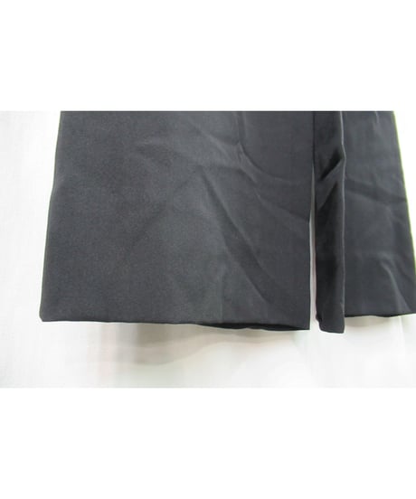 yohji yamamoto +noir シルク シンプルストレートパンツ（NC-P04-425）