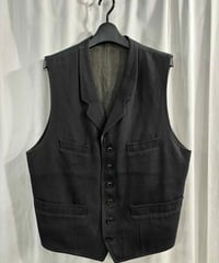 Y's for men yohji yamamoto 前後素材切り替えベスト（MT-V02-010）