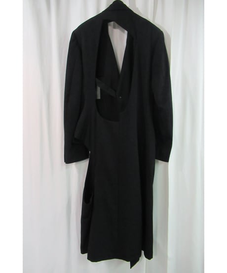 未使用 19ss yohji yamamoto pour homme カッティングデザインロングジャケット HH-J14-100