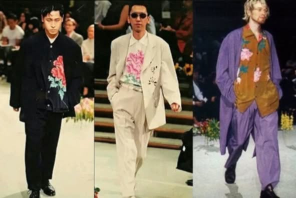 難あり 1996SS yohji yamamoto pour homme vintage 花と