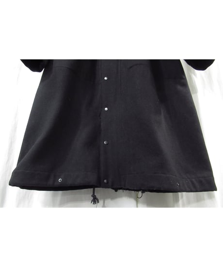 yohji yamamoto pour homme 切りっぱなし ラグランスリーブデザイン ミリタリーコート（FQ-C55-102）