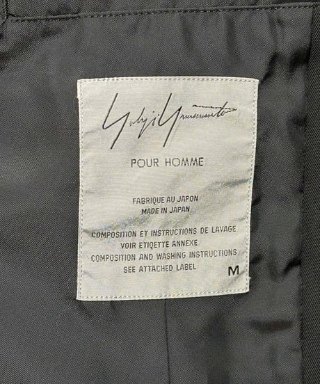 未使用 1998SS yohji yamamoto pour homme vintage 袖ジャージジャケット（HJ-J26-810）