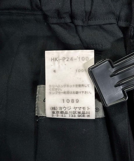 2017AW yohji yamamoto pour homme ラップパンツ（HK-P24-100）