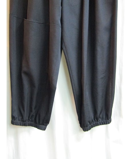 17ss yohji yamamoto POUR HOMME 裾ゴムシャデザインパンツ