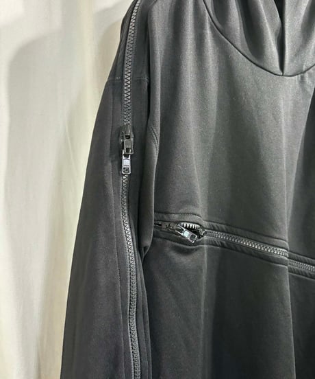 B yohji yamamoto フーテッドジップロングパーカー（NR-T78-274）