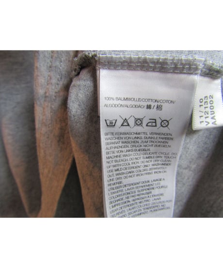 Y-3 yohji yamamoto グレー [The y-3's]プリントTシャツ 3T-4