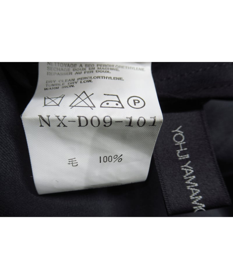 yohji yamamoto +noir グレー スナップボタンデザイン シンプル