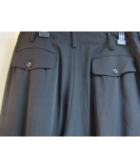 17ss yohji yamamoto POUR HOMME 裾ゴムシャデザインパンツ