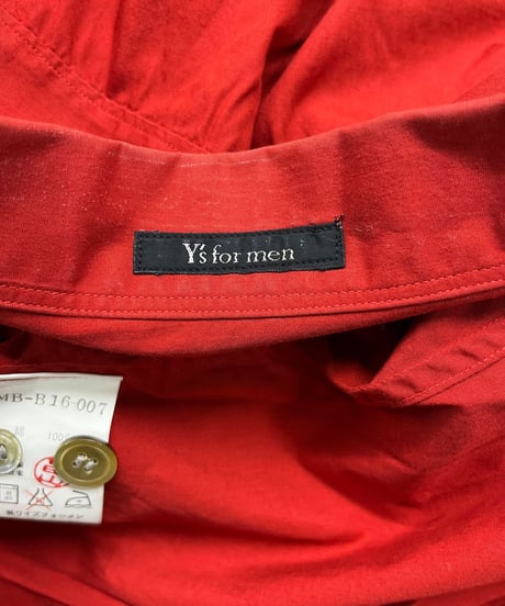 Y's for men yohji yamamoto 長袖ブラウス（MB-B16-007）