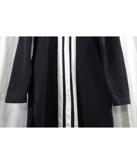 Y-3 yohji yamamoto ３本ライン ラグランスリーブデザイン ロングパーカー（3C-2）