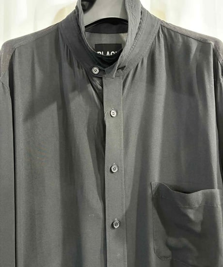 2023SS BLACK Scandal yohji yamamoto 阿修羅柄ブラウス（HZ-B84-828）