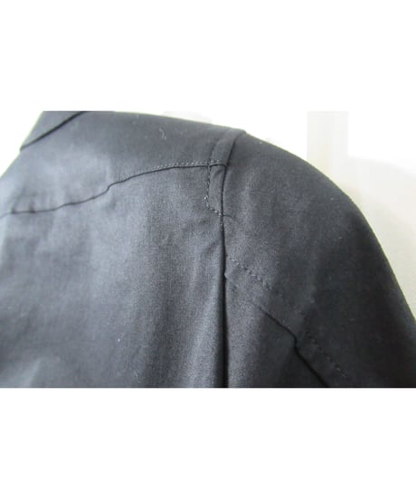新品 11ss yohji yamamoto femme 黒 ７分袖 デザインブラウス FO-B05-006