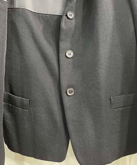 2002AW yohji yamamoto femme 鹿革切替ジャケット（FM-J29-817）