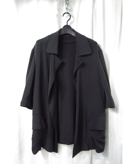 03aw yohji yamamoto femme ボタンレス レイヤードデザインジャケット（FU-J41-426）