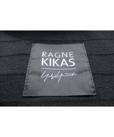 19ss RAGNE KIKAS yohji yamamoto +noir リボンデザインロングカットソー（NH-T24-070）