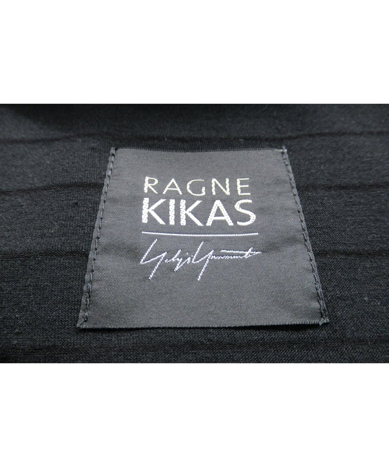 ワイズ ヨウジヤマモト 長袖 デザインカットソー 変形 コットン綿 リボン 19ss RAGNE KIKAS yohji yamamoto +noir リボンデザインロン