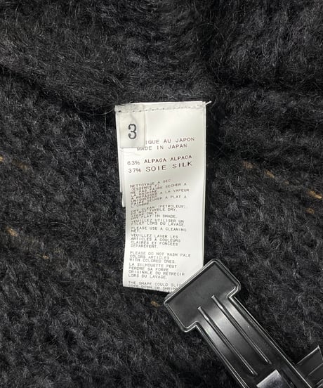 2012AW yohji yamamoto pour homme デザインニット（HD-K53-186）