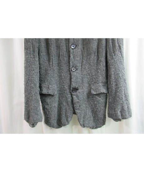 AD1994 COMME des GARCONS HOMME PLUS グレー 縮絨期 切替えデザインジャケット PJ-04023M