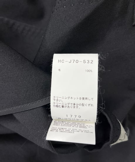 2019AW yohji yamamoto pour homme 1994-1995AW レプリカ ジャケット（HC-J70-532）