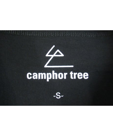 camphor tree 黒 ステリブデザインカットソー S size