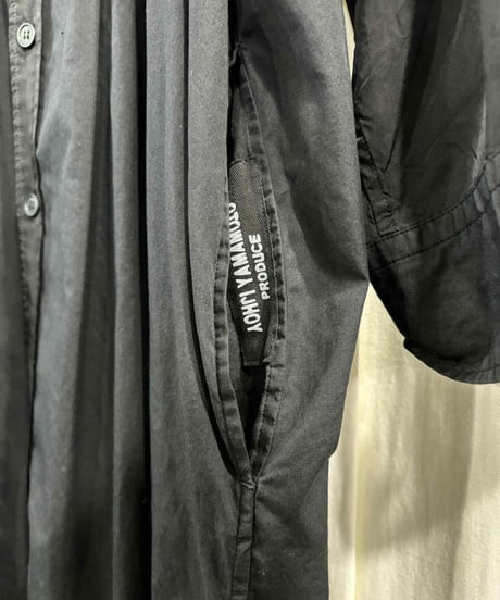2018aw yohji yamamoto pour homme 素材切替えデザイン オーバーブラウス（HV-B03-800）