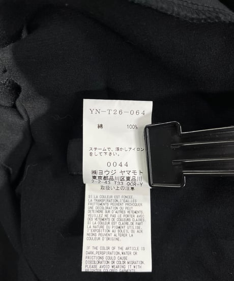 Y's yohji yamamoto 綿 デザインワンピース（YN-T26-064）