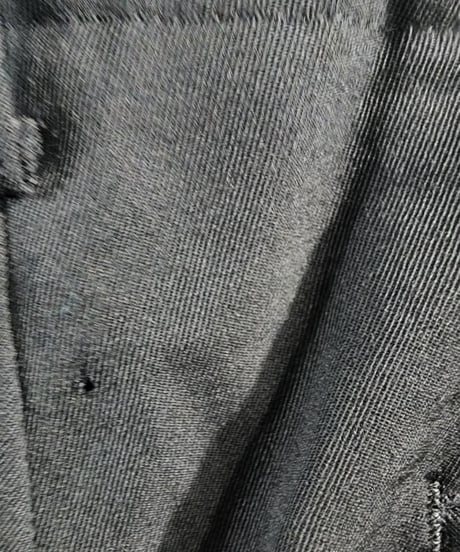 難あり1998AW yohji yamamoto pour homme 黒 ウールギャバジンテーパードパンツ　(HY-P21-100)