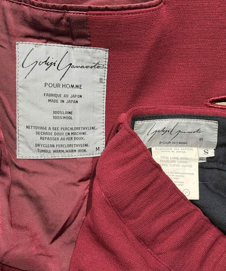 1980's yohji yamamoto pour homme セットアップスーツ（H-S-014xxx）