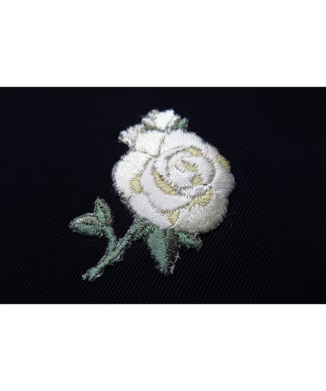 93ss yohji yamamoto pour homme vintage 刺繡デザイン 紺 テーパードパンツ（HO-P15-100）