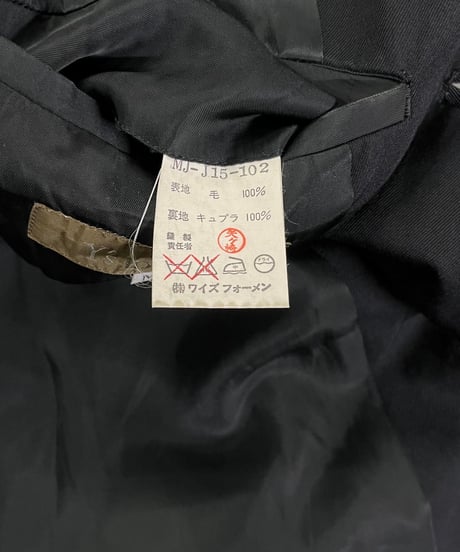Y's for men yohji yamamoto vintage 4釦ジャケット（MJ-J15-102）