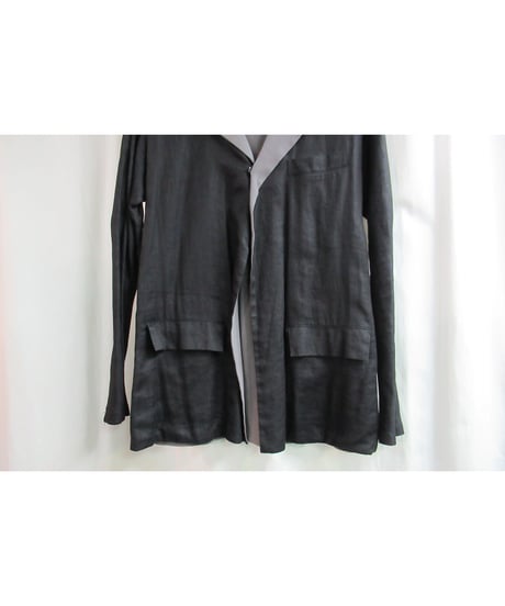 Y's yohji yamamoto スナップ釦素材切替デザインジャケット YC-J18-812