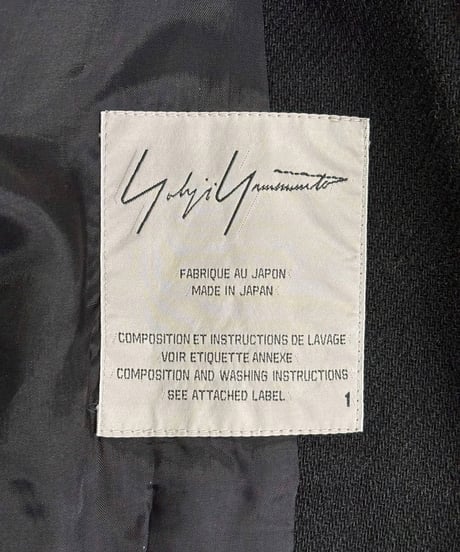 2007AW yohji yamamoto femme バックプリ－ツジャケット（FX-J05-118）