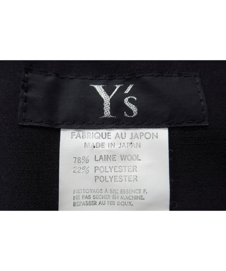 90’s Y’s yohji yamamoto vintage ポケットデザイン テーパードパンツ（YY-P59-102）