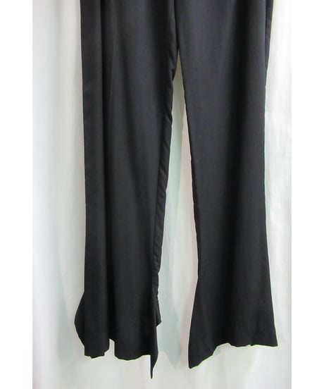 新品 04ss yohji yamamoto femme 裾フレアデザインパンツ FZ-P06-201