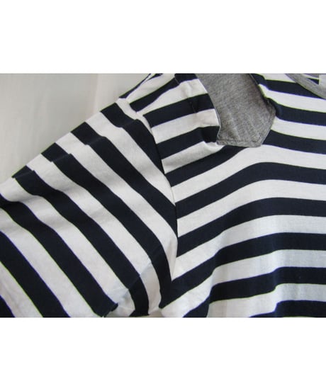 yohji yamamoto pour homme 切替えデザインボーダーカットソー HU-T46-096