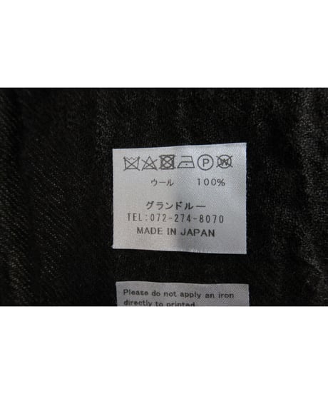 CLOSE GAME MASAYUKI MIZOGAMI  ウールストール  茶