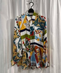 1990 COMME des GARCONS HOMME PLUS レ－ヨンブラウス（PB110150）