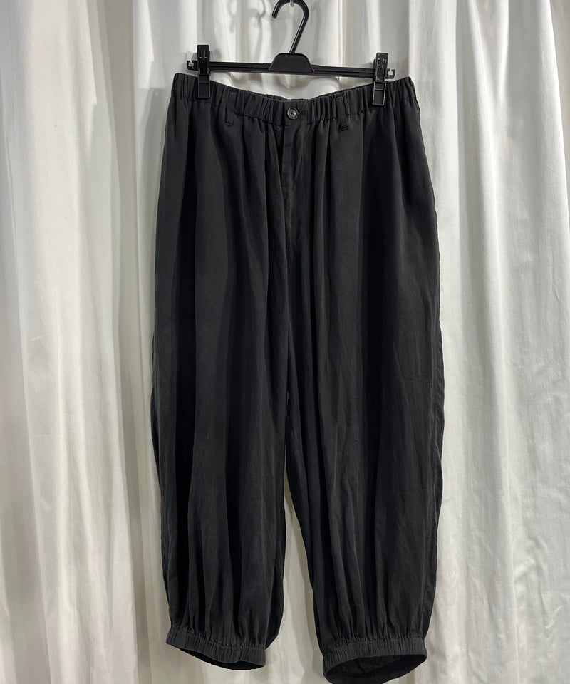 2020SS yohji yamamoto pour homme ウエスト＆裾ゴムパンツ（HN